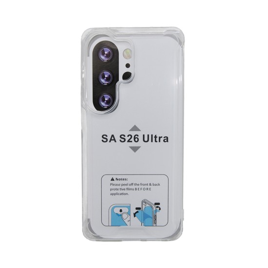 Capa Duro de Silicone para Samsung Galaxy S26 Ultra Transparente